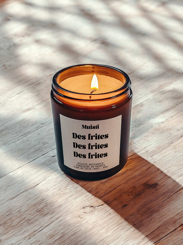 Bougie Parfumée - Des frites, Des frites, Des frites