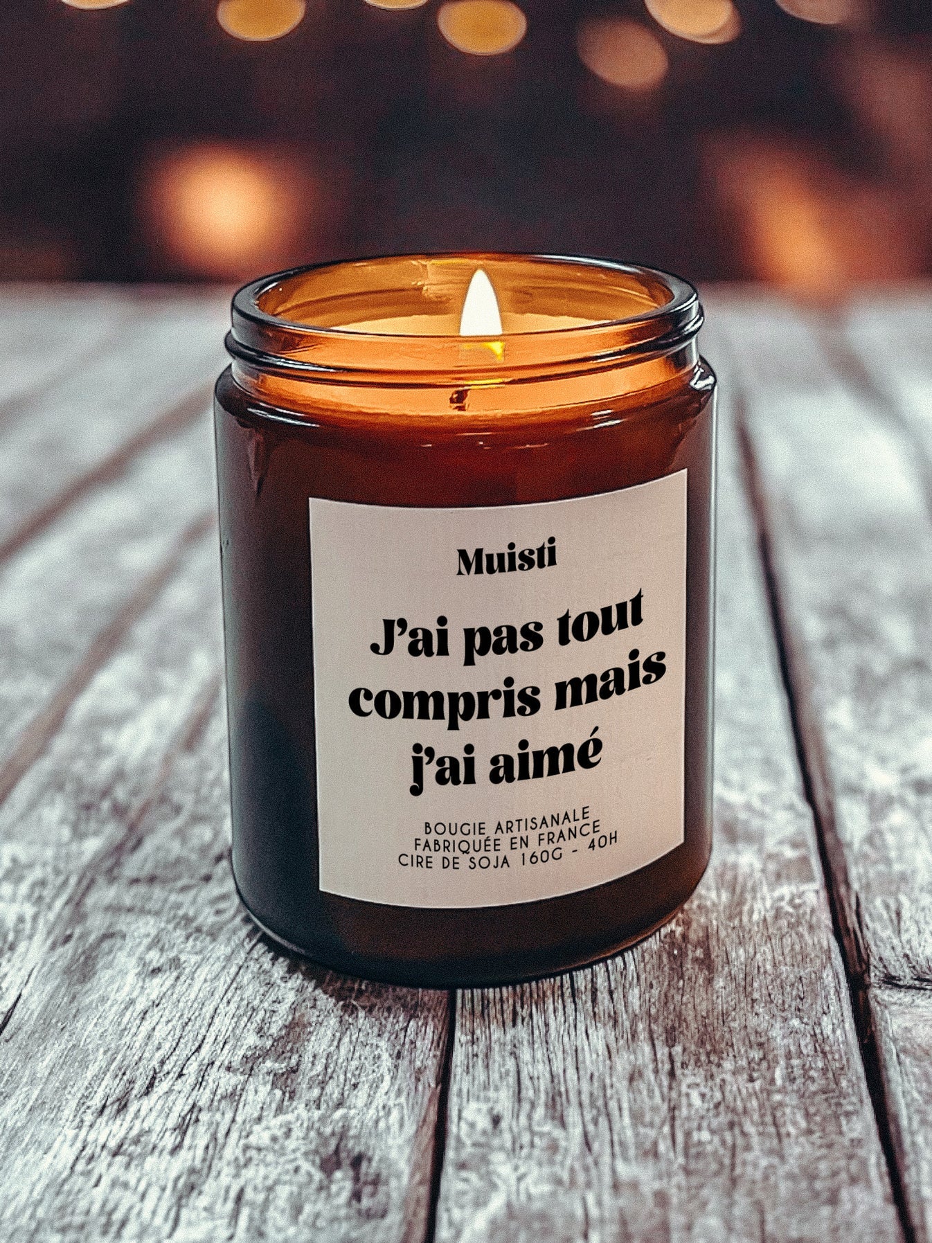 Bougie Parfumée - J'ai pas tout compris mais j'ai aimé