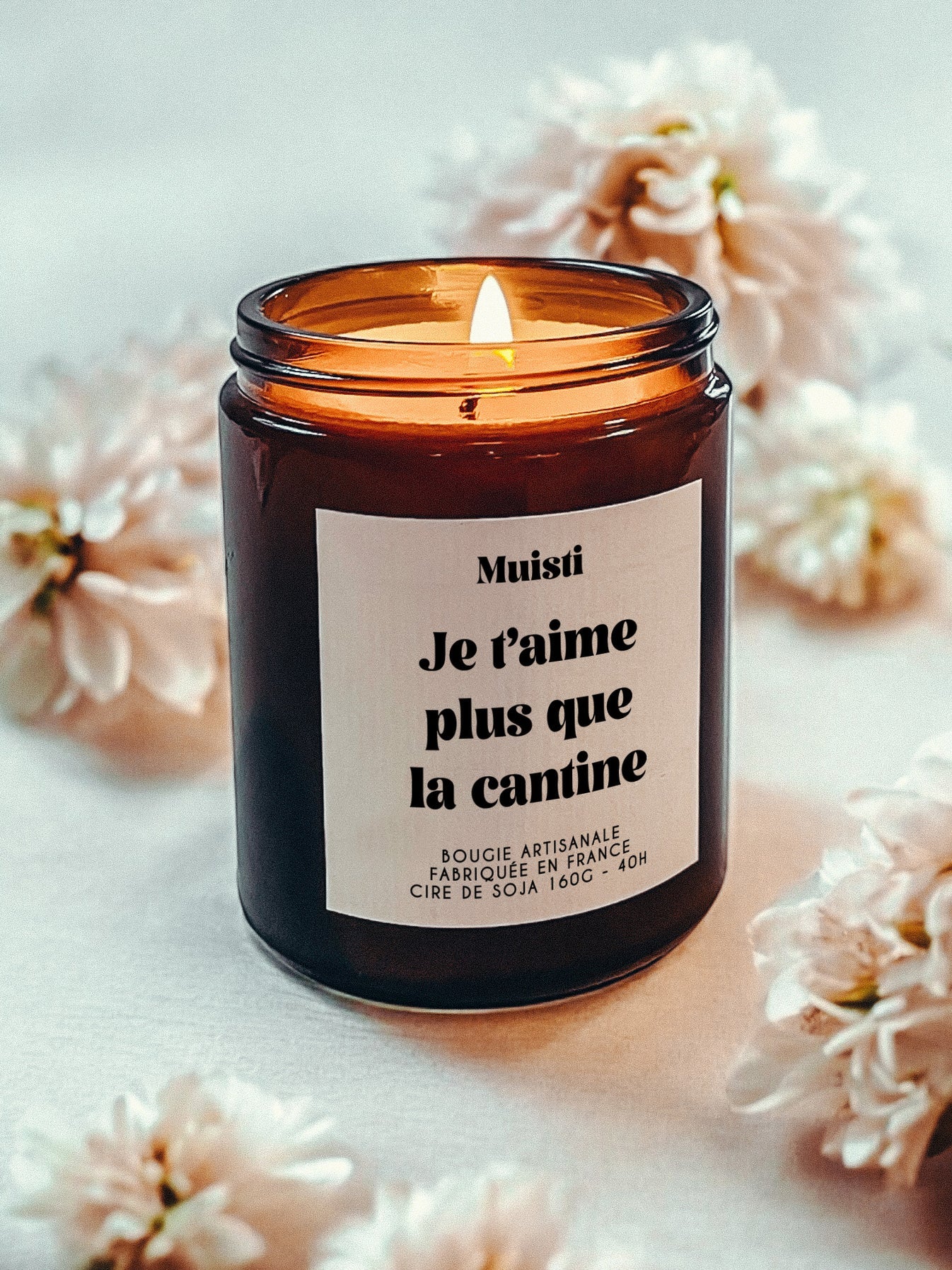 Bougie Parfumée - Je t'aime plus que la cantine
