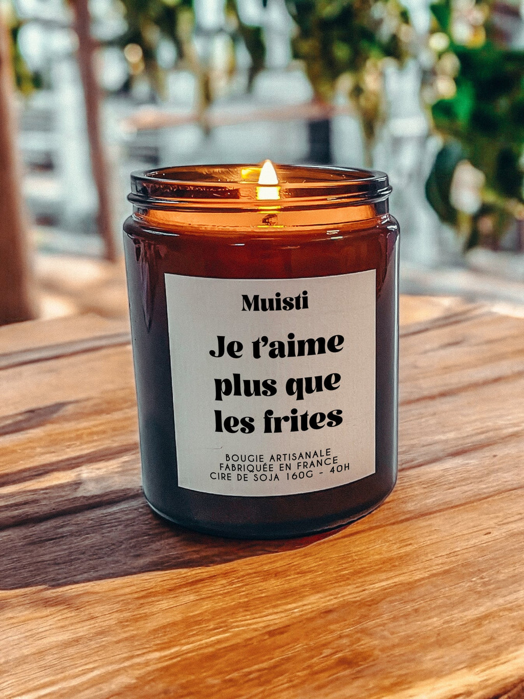 Bougie Parfumée - Je t'aime plus que les frites