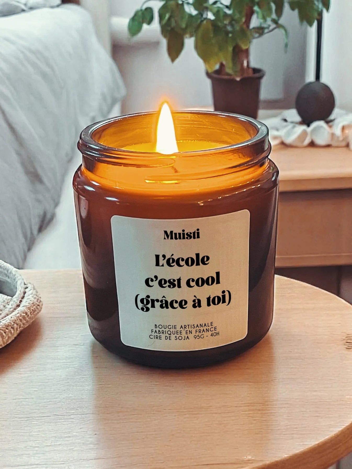 Bougie Parfumée - L'école c'est cool (grâce à toi)