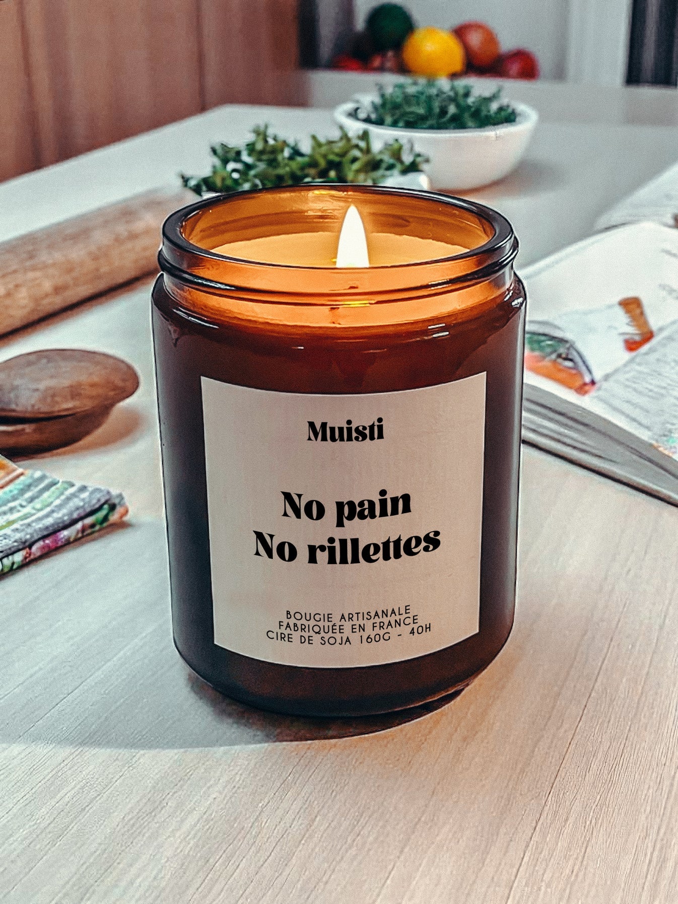 Bougie Parfumée - No pain no rillettes