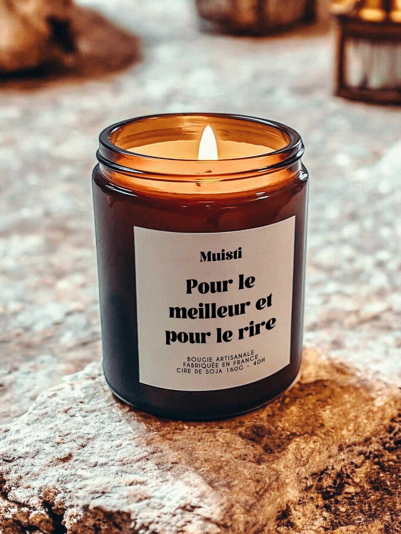 Bougie Parfumée - Pour le meilleur et pour le rire