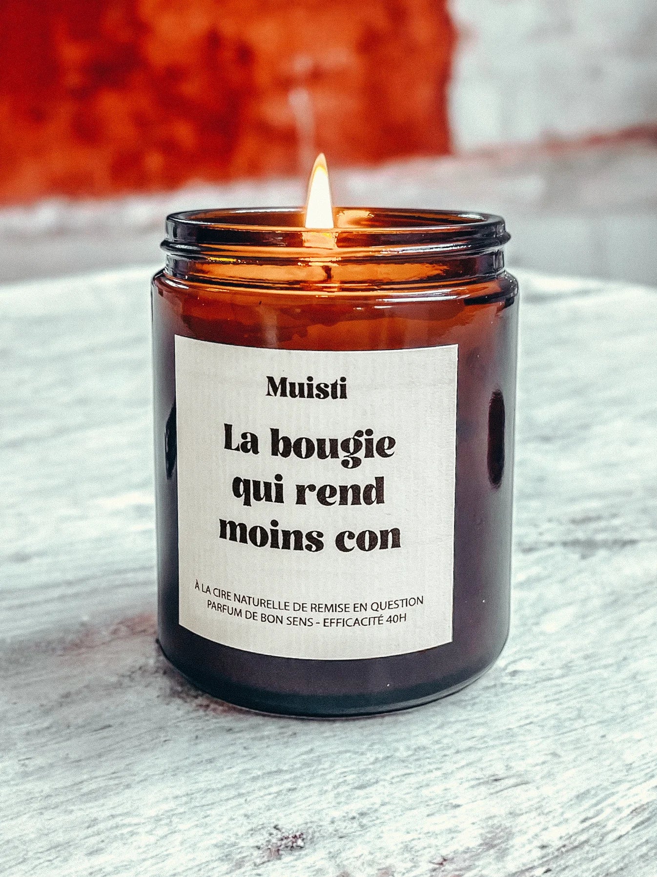 Bougie Parfumée - La bougie qui rend moins con