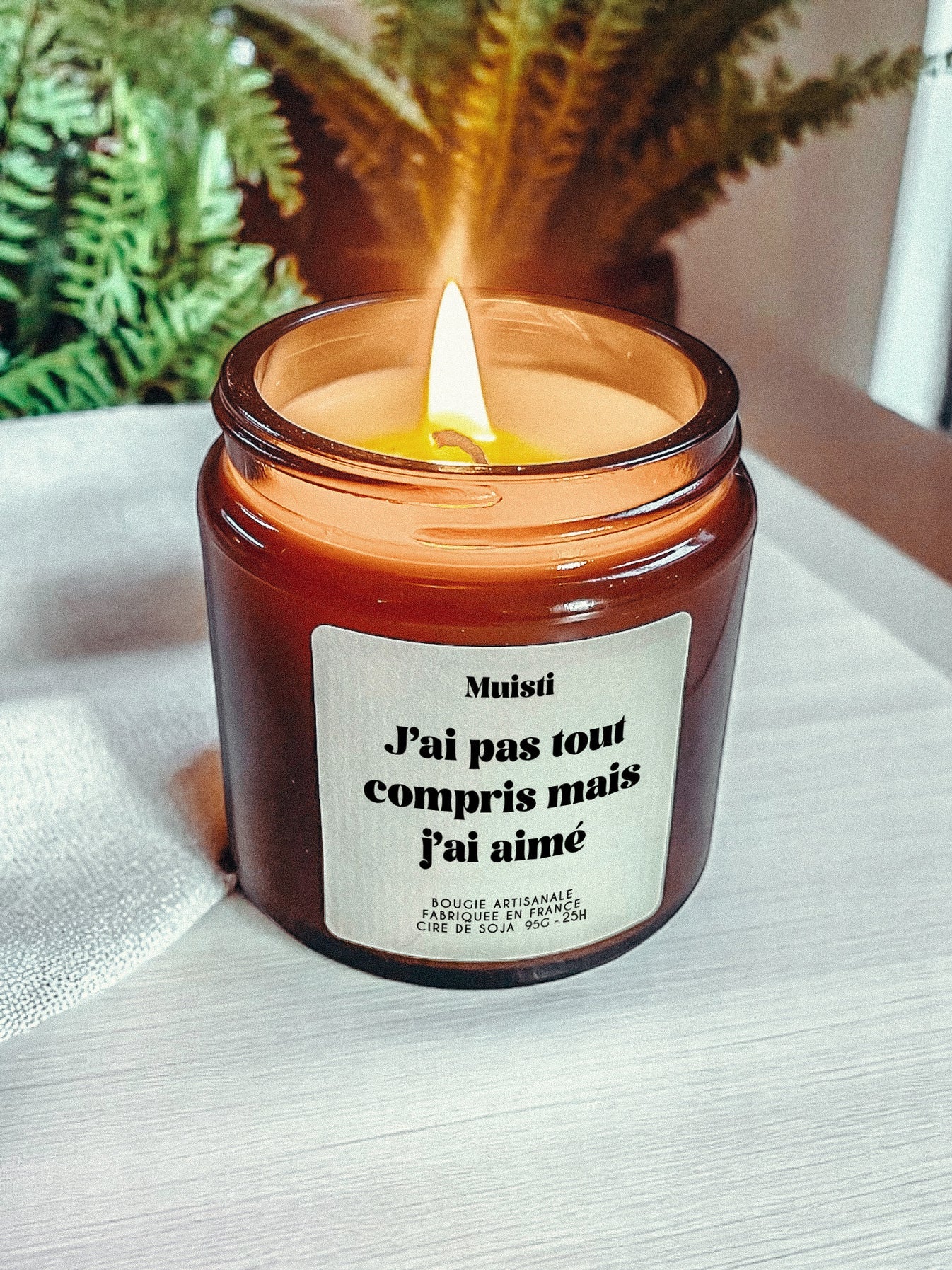 Bougie Parfumée - J'ai pas tout compris mais j'ai aimé